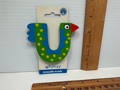 Tatiri Whimsy Children’s Wooden Alphabet Letter “U” Scrapbooking Initial Vintage