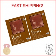 2-Pack – Strathmore 400 Series Pastel Pad, Assorted Colors, 9″x12″ Glue Bound, 2