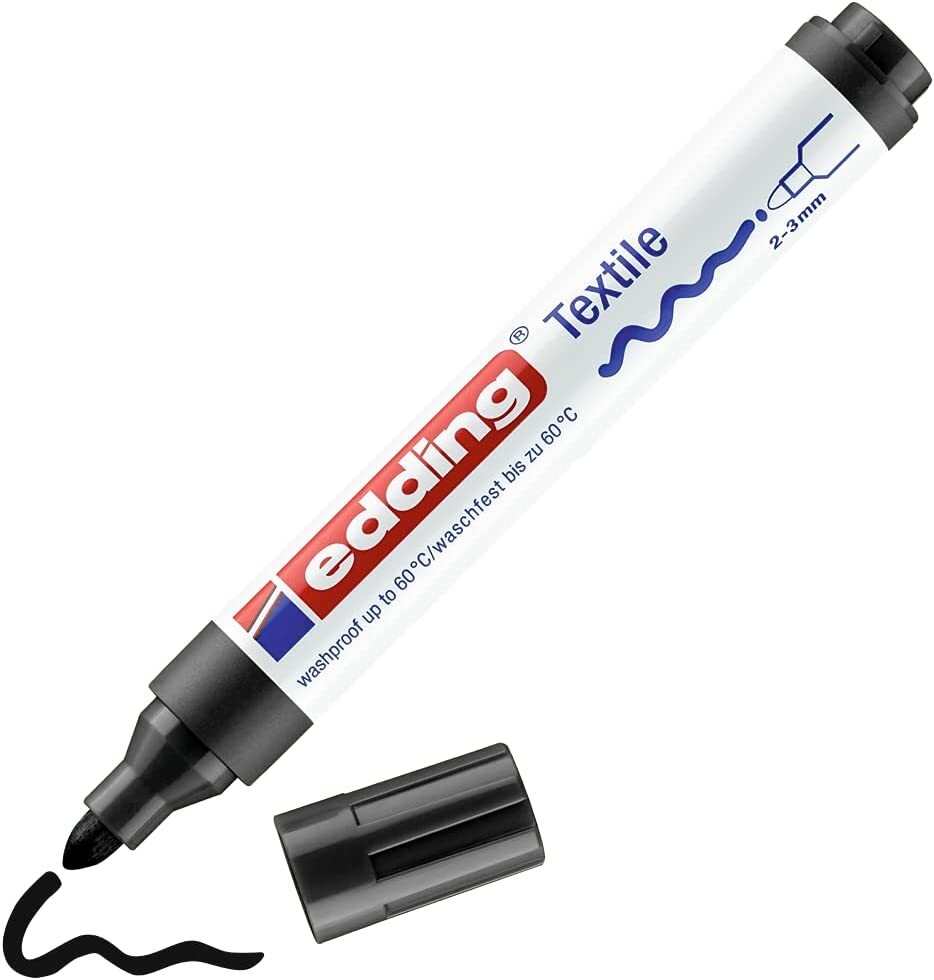 Edding 4500 Textile T-Shirt Fabric Pen Marker pen 2-3mm Line