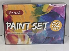 Esrich High Quality 52 Piece acrylic paint set New