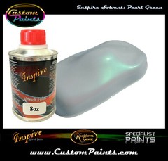 INSPIRE AIRBRUSH PEARL GREEN 8oz (SOLVENT), CUSTOM PAINT, HOK, ARTIST, HOT ROD