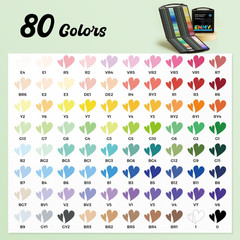 80 Colors Acrylic Paint Markers, Direct Liquid Acrylic Paint Marker Pen, Fabric