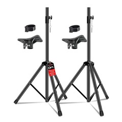 5 Core Speaker Stand Pair Height Adjustable Universal PA DJ Tripod Studio Monito