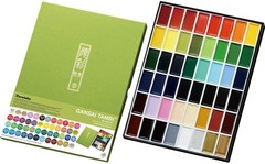 Kuretake Gansai Tambi 48 Colours Watercolor Paint Set Aussie Seller