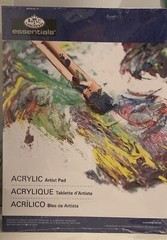 essentials(TM) Acrylic Artist Paper Pad 9″X12″-22 Sheets