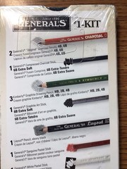 General Pencil Drawing Class Essential Tools Kit #1 Premium Set of 13 pcs