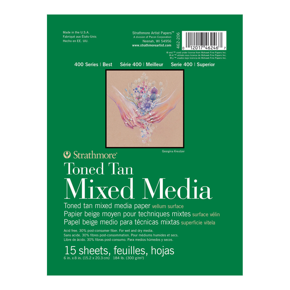 Strathmore Toned Mixed Media Pad 6×8 Tan