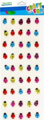 5908275177111 Ozdoba Dekoracyjna Samoprzylepna Biedronki Op.50 szt. Craft with F