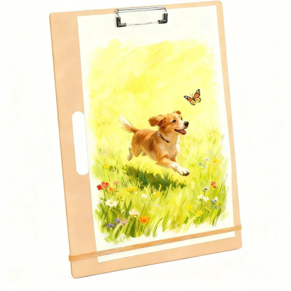 HXILAJM 13×17 Inch Drawing Board with Handle – Portable Artist Sketch Board w…