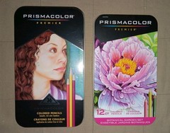 (2 Tins) Prismacolor Premier Colored Pencils, Soft Core 36 Ct + 12 Ct