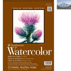 Intermediate Grade Watercolor Pad, 9×12 – Ideal for Techniques & Artwork