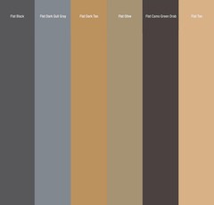 Testors Acrylic Paint Sets, 10 pc Camouflage Colors- 281228
