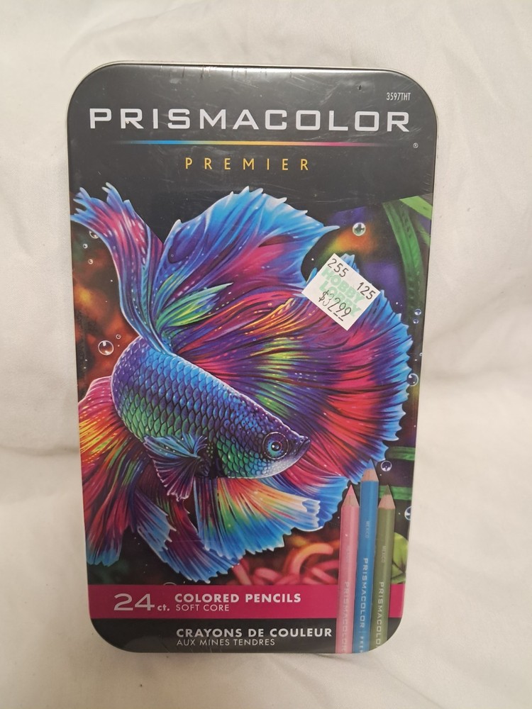 PRISMACOLOR PREMIER 24 SOFT CORE COLORED PENCILS 070735035974 BRAND NEW
