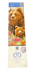 Diamond Dotz Bears Mother And Cub Special Edition Exclusive Design New DD 4.384*