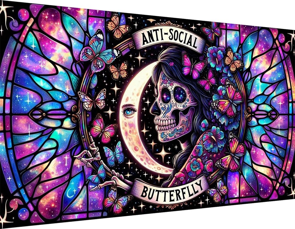 Large Diamond Painting Kits for Adults, 5D Sugar Skull Extra Large Diamond Art