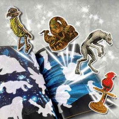 HARRY POTTER CRYSTAL ART STICKER PACK- NEW – 3 STICKERS + CRYSTALS