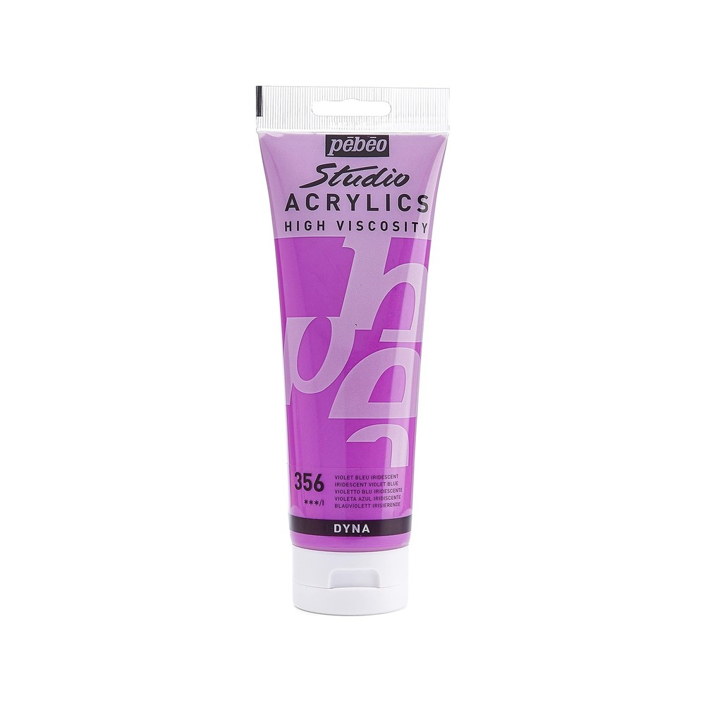 Studio Acrylics High Viscosity Fine Acrylic 250 ml Iridescent Violet Blue