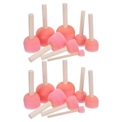 25 PCS Foam Paint Brushes Sponge for Painting Craft Drawing Tools Children’s