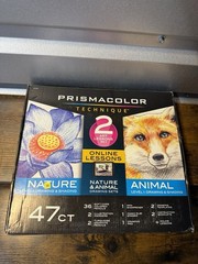 Prismacolor Technique Colored Pencils, Soft Core, Level 1 Bundle, 47 Count – NEW