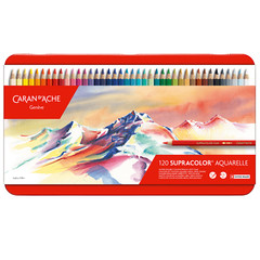 Caran d’Ache Supracolor Artist Quality Soft Water Soluble Colour Pencils 120 Set