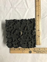 Antique Hand Carved Wood Block Print 5×5″ India Pattern Fabric paper art decor