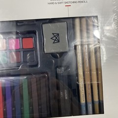 NEW SEALED KINGART Studio Series Mixed Media Set 51 Cakes Pastels Pencils Sticks