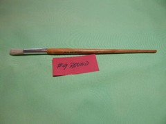 Hog Hair bristle brush #9 Round Brush