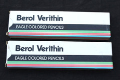 21 BEROL VERITHIN EAGLE COLORED PENCILS 745 CARMINE RED UNUSED NEW ~ DRAFTING