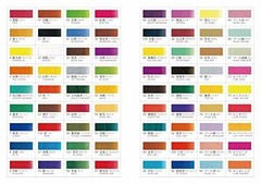 Kissho Gansai JPN Watercolor Paint 72 Colors Set JPN Traditional painting paints