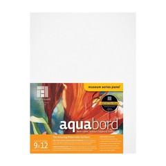 9×12 inch Watercolor Painting Panel 1/8 Inch Flat Profile Museum Aquabord