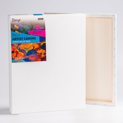 Bianyo 16X20 Inch Stretched Canvas For 5 Pack 100 Cotton Triple Heavy-Duty Wood