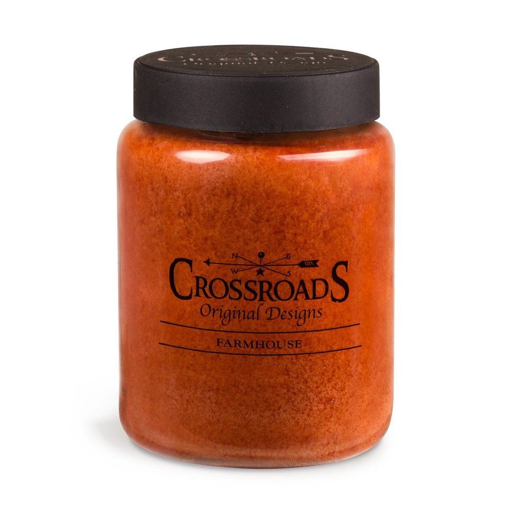 Crossroads Candle 26 Ounce Jar – Farmhouse 26, Burnt Orange