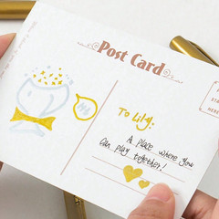 2pcs Gold Silver Metallic Paint Pens Acrylic Markers DIY Craft Scrapbook Card
