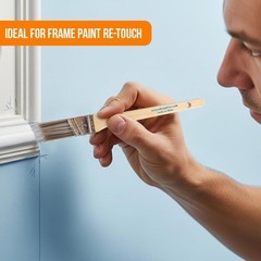 6-Pack Assorted Angle Paint Brushes – Stainless Steel and Flagged Bristles