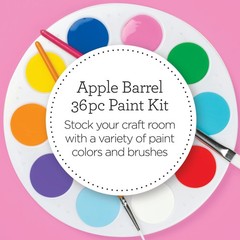 , Mate Acrylic Craft Paint Kit, ABCAMP24, 36 paints (2 fl oz each)
