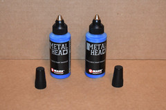 2 Blue Metal Head 4mm Paint Marker 2Oz Crafts Metal Wood Marking Auto Salvage ++