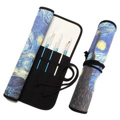 Paint Brush Holder Art Supplies, Artist Brush Holder & Storage Organizer Roll…