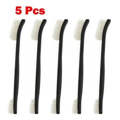 5x Mini Wire Brush Set Brass Steel Nylon Rust Remover Cleaning Polishing Tool