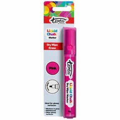 Texta Liquid Chalk Marker Bullet Pink – 1mm Bullet Tip Quick Dry Wipe Marker