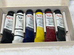 Vintage Bocour Aqua-Tec Acrylic Paints, Hard to find, Never used and Pliable