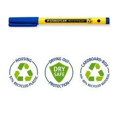 Staedtler Noris Writing Pen Fineliner 6/Pk Asst Color Sketch School Office Draw
