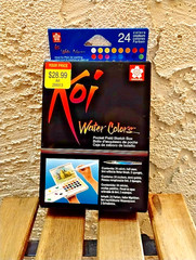 Sakura Koi Water Colors Pocket Field Sketch Box 24 Colors New