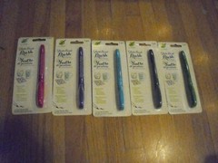 New Color Factory Glass Paint Brush Marker white Red Blue Purple black or Green