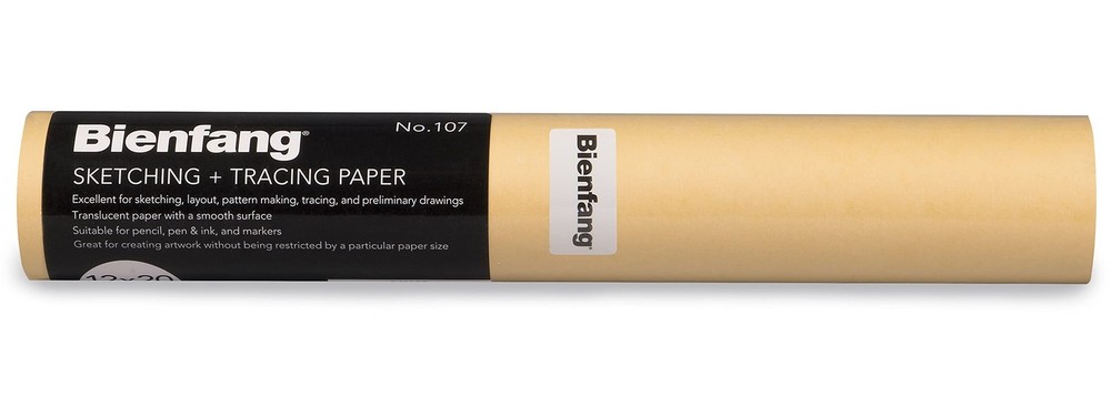 Bienfang Sketching & Tracing Paper Roll, Canary Yellow, 12 Inches x 20 Yards …