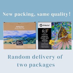 High-Quality Acrylic Paints – 6×2.02oz & 1×4.05oz Tubes