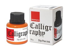 Orange Calligraphy Ink 35ml for Dip Pens G Nib Flex Nib Parallel Pen