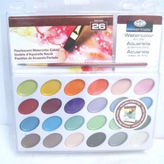 Royal & Langnickel Pearlescent Watercolor Set 26 Piece Essentials NEW
