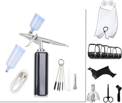 YRHOT Cordless Barber Air Compressor – Airbrush Kit with Compressor, Auto Spray