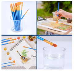 Best Model Miniature Paint Brushes Small Detail Art Paint Brush With Set 15 Pcs