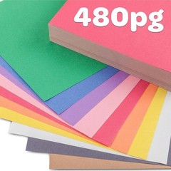 Construction Paper Bulk Pack 480 Sheets – 10 Assorted Colors, 9×12, Teacher S…